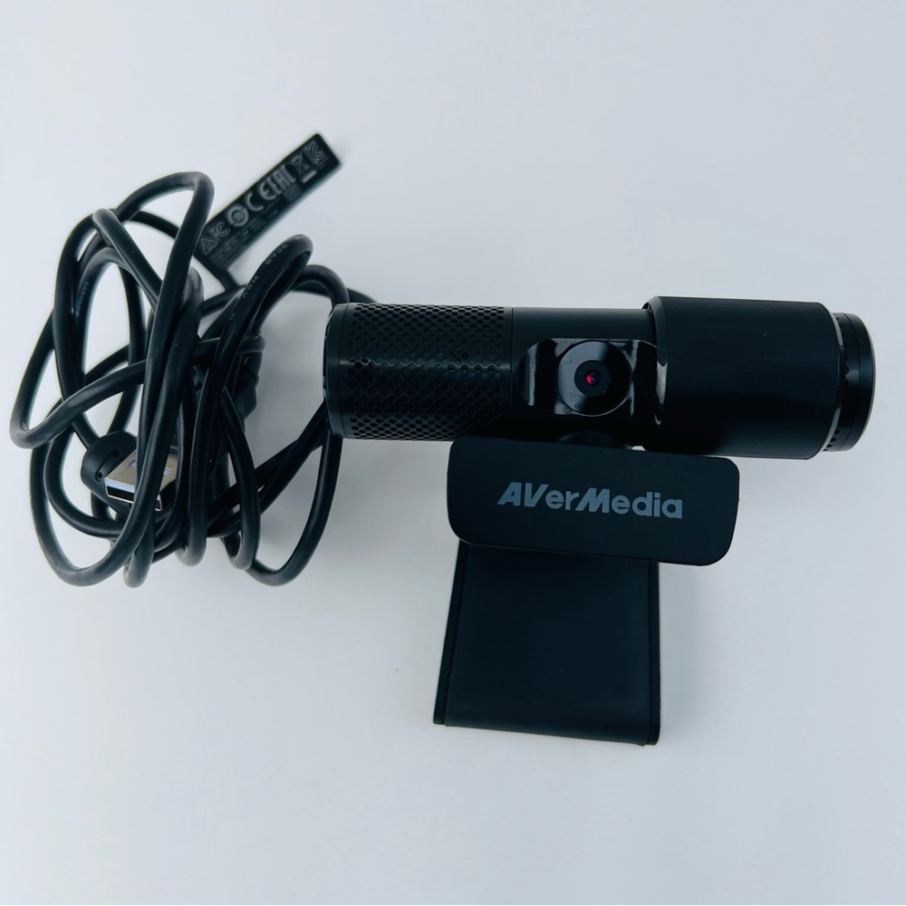 Aver Media Live Streamer Black Camera PW313 USB 2.0 Clip-on WebCam Full HD 1080p